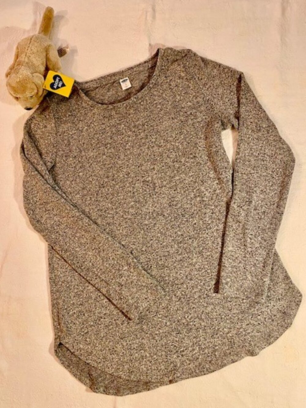 Tunic Style Long Sleeve Top - Size S - Picture 1 of 8